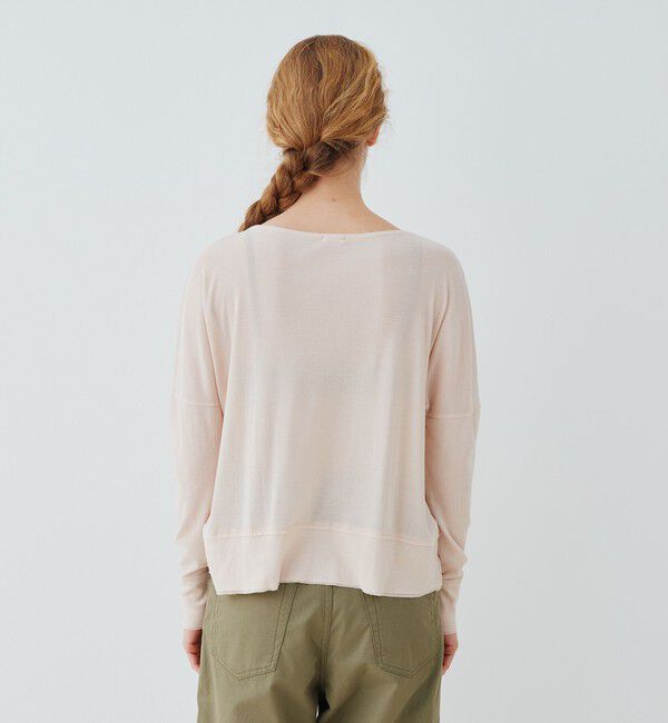 GALERIE VIE「ガーゼフライス ボートネックプルオーバー」|Tシャツ・カットソー|