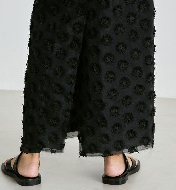 Edition「フラワーエンブロイダリー フレアスカート」|スカート|