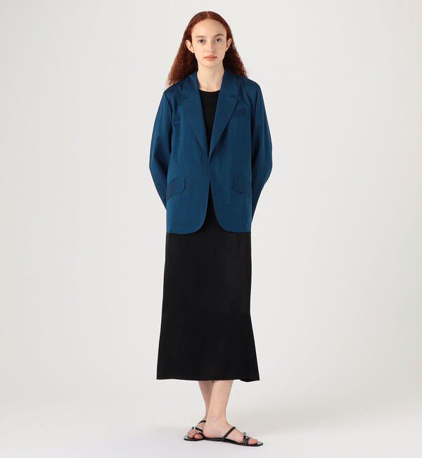 DES PRES「コットンシルクタイプライター リラックスジャケット」|テーラードジャケット|