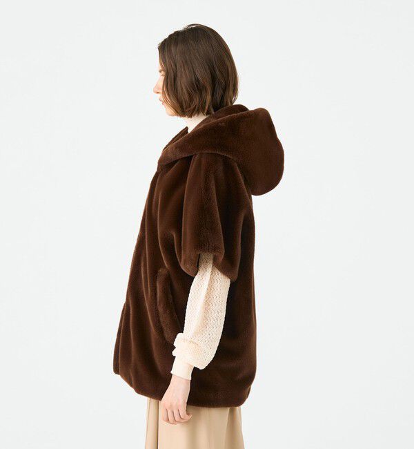 Ballsey「スムースファー フーディーポンチョ」|その他|