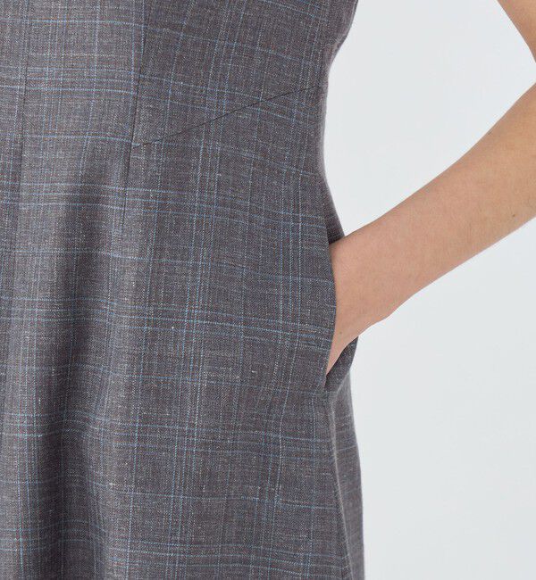 TOMORROWLAND collection「SUMMERTIME BLUE キャップスリーブワンピース」|ワンピース|