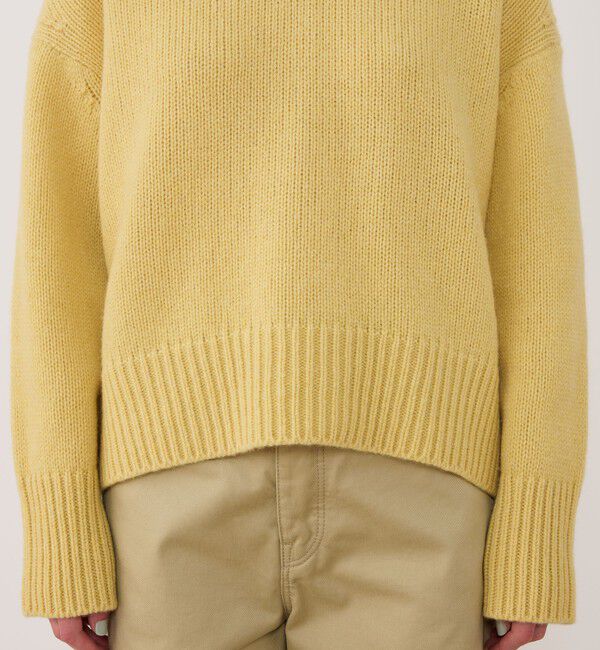 GALERIE VIE「ファインウール クルーネックプルオーバー」|ニット・セーター|