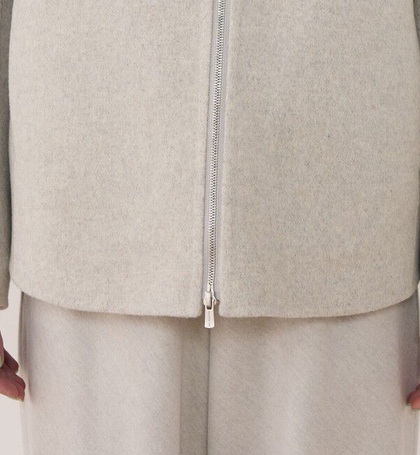 GALERIE VIE「ウールカシミヤダブルフェイス フーデッドショートコート」|その他|