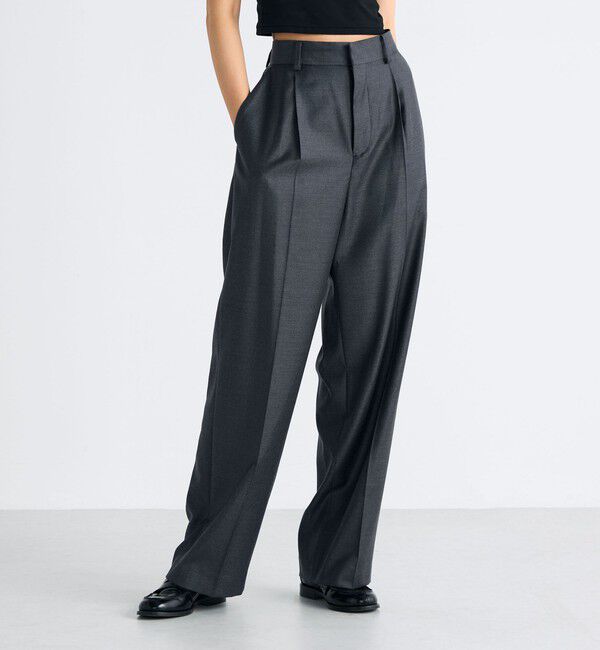 Edition「Super130's Loro Piana テーパードスラックス」|スラックス|