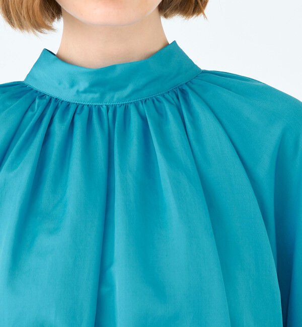 Ballsey「コットンシルクサテン 2-wayボウタイブラウス」|シャツ・ブラウス|