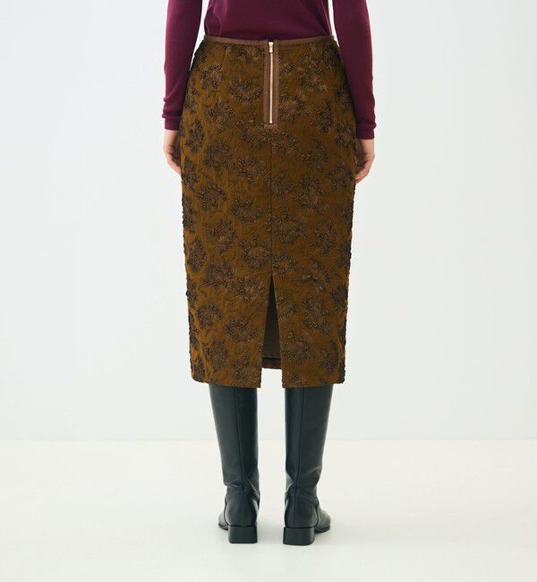 TOMORROWLAND collection「フローラビーストレッチ タイトストレートスカート」|タイト|