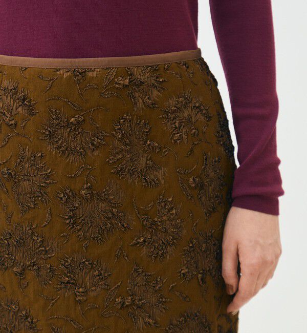 TOMORROWLAND collection「フローラビーストレッチ タイトストレートスカート」|タイト|