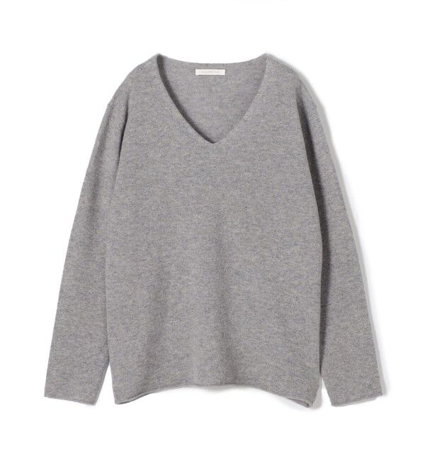 GALERIE VIE「スコットランドカシミヤ Vネックプルオーバー」|ニット・セーター|15 グレー