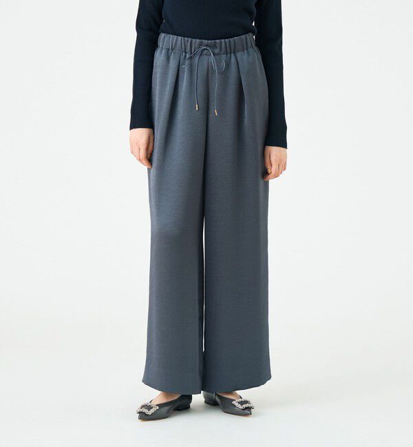 Ballsey「グリッツィーサテン イージーワイドパンツ」|その他|