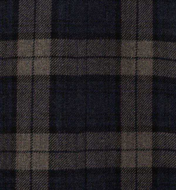 GALERIE VIE「タータンウールツイード ステンカラーコート」|ステンカラーコート|