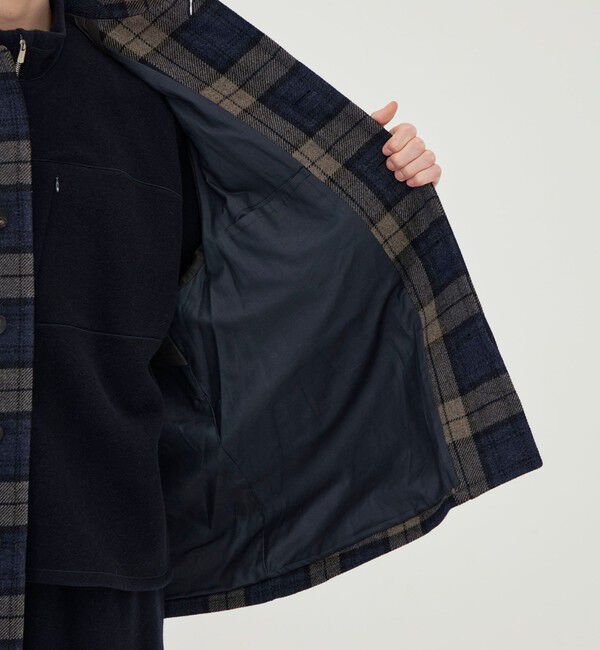 GALERIE VIE「タータンウールツイード ステンカラーコート」|ステンカラーコート|