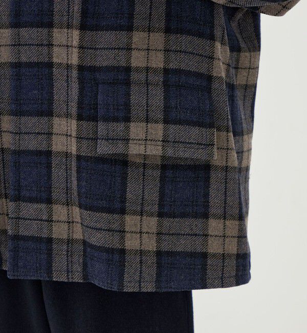 GALERIE VIE「タータンウールツイード ステンカラーコート」|ステンカラーコート|