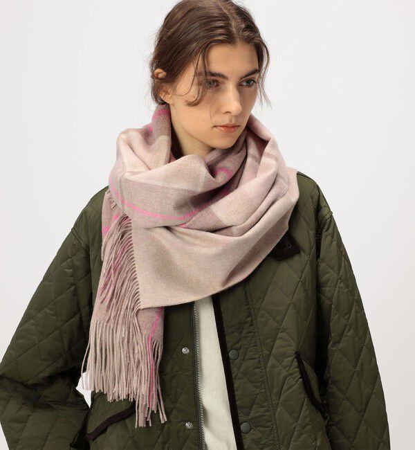 TOMORROWLAND GOODS「TOMORROWLAND カシミヤ ダブルフェイス チェックストール」|ストール|