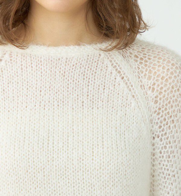 Ballsey「モヘヤシルクファー ロングスリーブプルオーバー」|ニット・セーター|