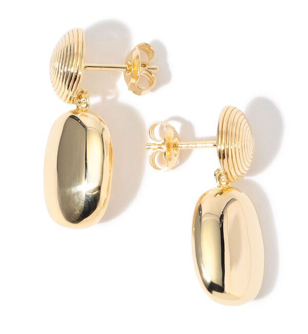 TOMORROWLAND GOODS「LIE STUDIO THE CARLA ゴールドピアス」|ピアス|