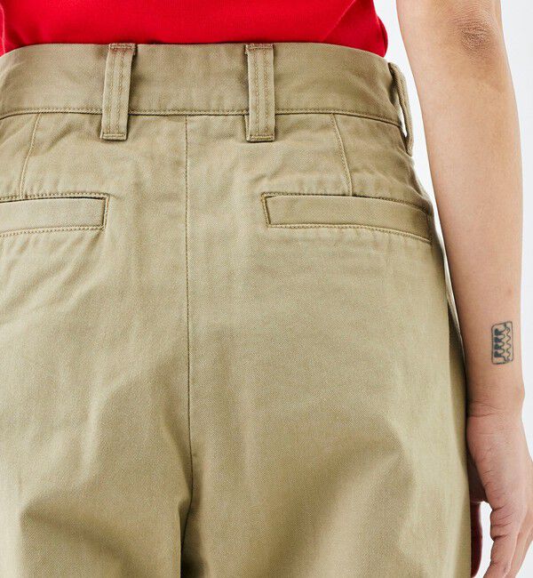 Edition「ミリタリーチノ タックパンツ」|チノ|