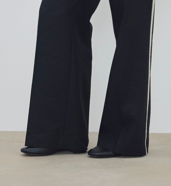 DES PRES「モヘヤリネンエンブロイダリーカッティング パンツ」|スラックス|