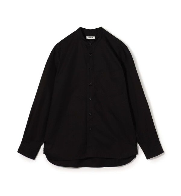 CABaN「コットンギャバジン バンドカラーシャツ」|シャツ・ブラウス|