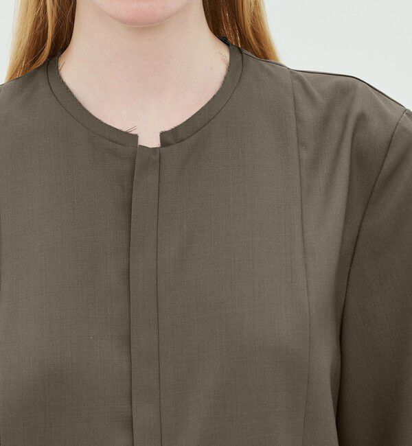 Edition「Super120'sウォッシャブルウール ハーフスリーブシャツ」|シャツ・ブラウス|