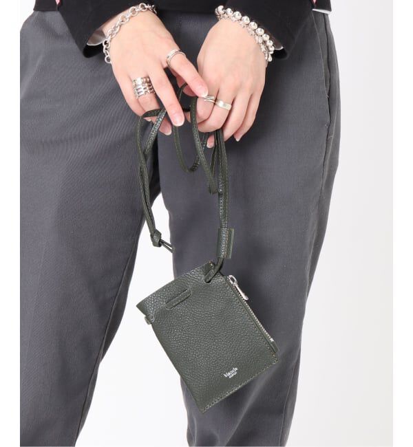  「【blancle/ ブランクレ】別注 S.LETHER Minimini zip draw」|ショルダー・メッセンジャー|