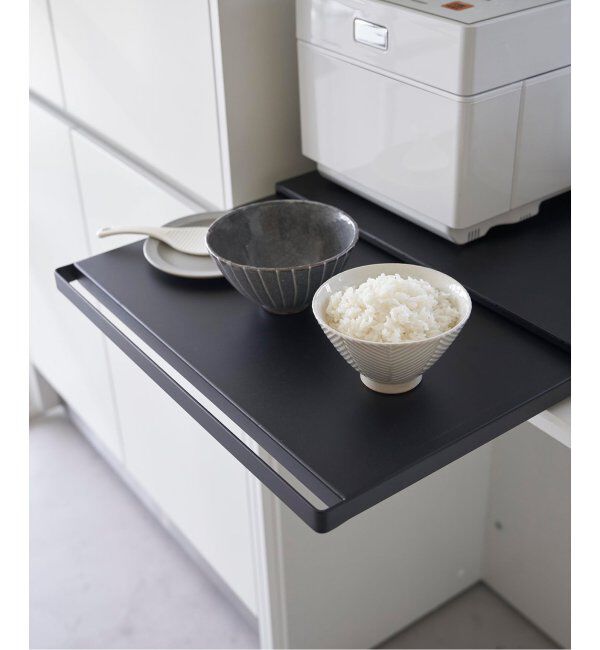 journal standard Furniture「《WEB限定予約》【tower/タワー】キッチン家電下スライドテーブル」|食器・キッチングッズ|