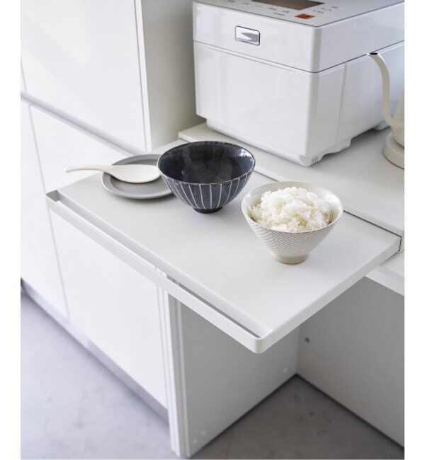 journal standard Furniture「《WEB限定予約》【tower/タワー】キッチン家電下スライドテーブル」|食器・キッチングッズ|