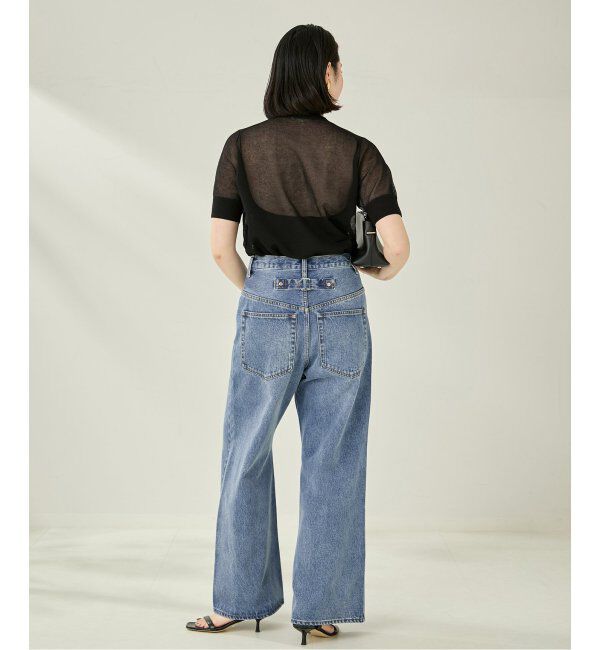 Plage「CINCH BACK DENIM パンツ」|デニム|