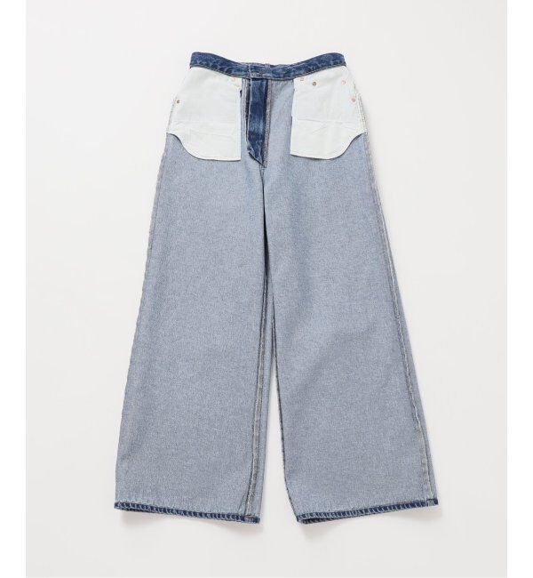 Plage「CINCH BACK DENIM パンツ」|デニム|