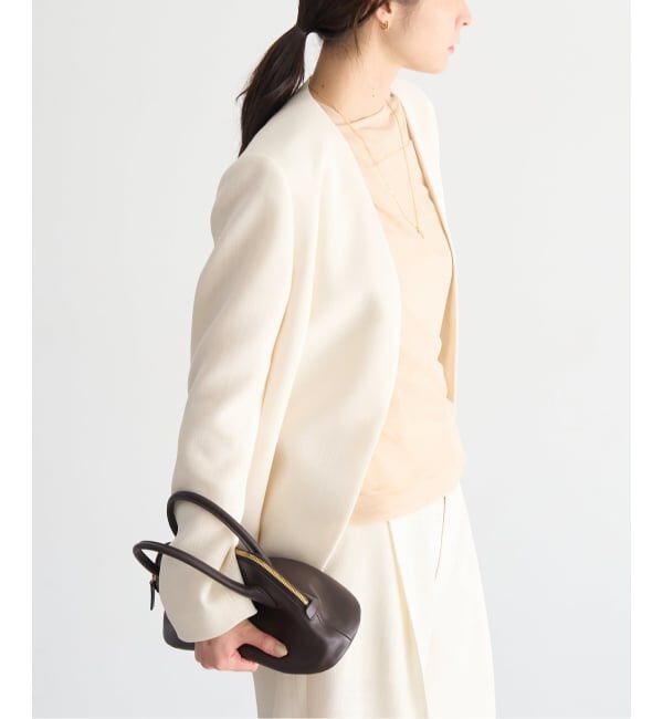 Plage「Collarless ジャケット」|ノーカラージャケット|