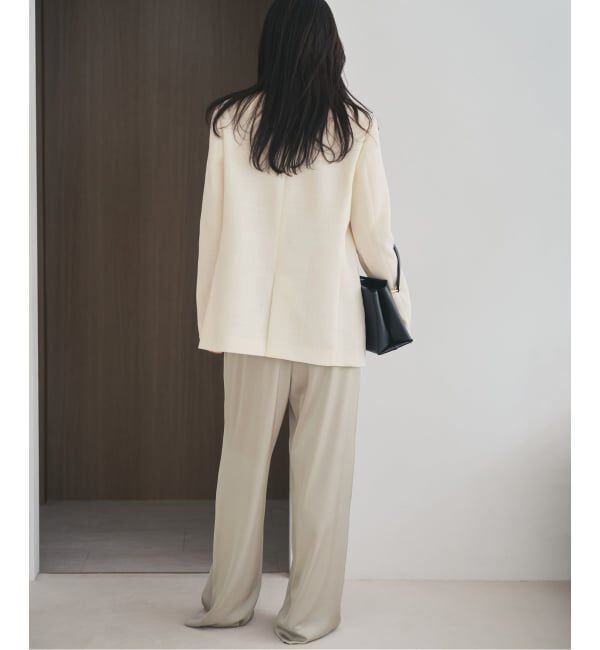 Plage「Collarless ジャケット」|ノーカラージャケット|