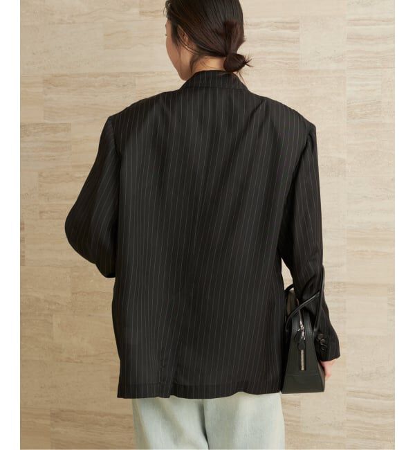 Plage「JANE SMITH / ジェーンスミス WASHED CUPRO OVERSIZED 2B ジャケット」|テーラードジャケット|