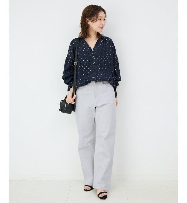 SLOBE IENA「《一部店舗・WEB限定カラーあり/追加5》LE DENIM ストレートパンツ」|デニム|