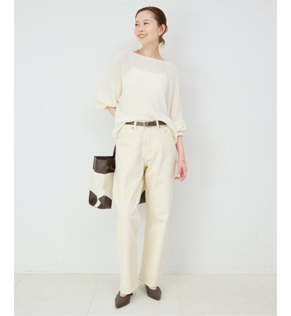 SLOBE IENA「《一部店舗・WEB限定カラーあり/追加5》LE DENIM ストレートパンツ」|デニム|