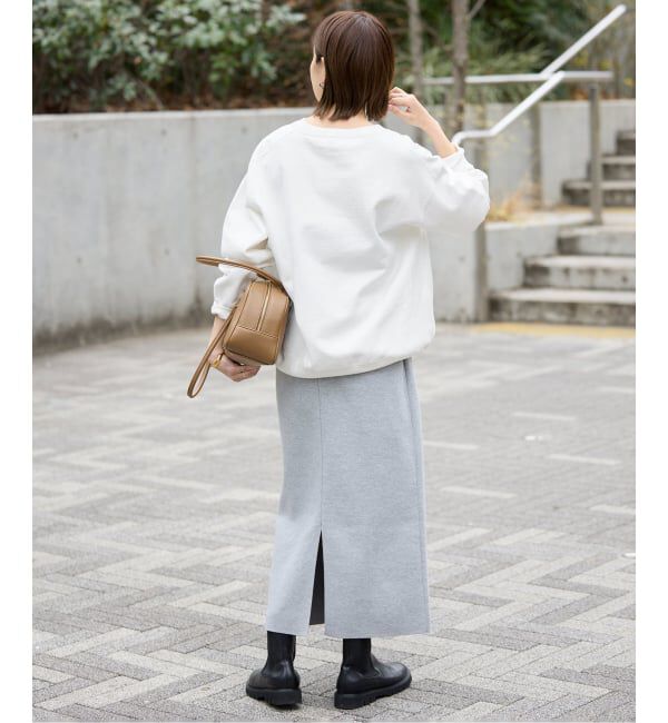 SLOBE IENA「《WEB限定/追加》フロッキープリントオーバースウェット」|スウェット・ジャージ|