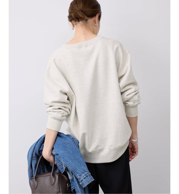 SLOBE IENA「《WEB限定/追加》フロッキープリントオーバースウェット」|スウェット・ジャージ|