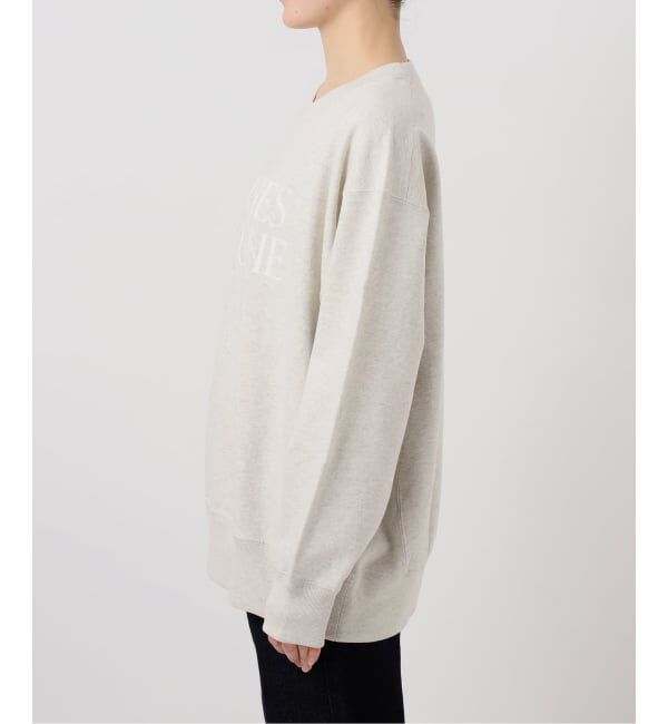 SLOBE IENA「《WEB限定/追加》フロッキープリントオーバースウェット」|スウェット・ジャージ|