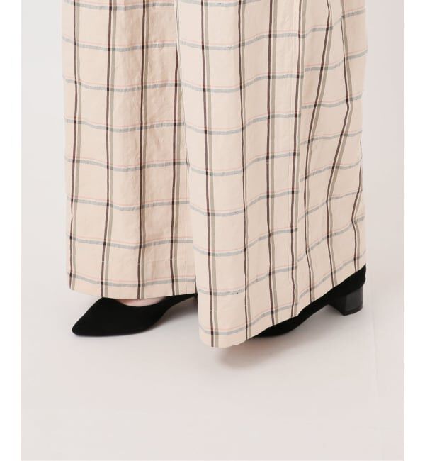 IENA LA BOUCLE「IENA LA BOUCLE P/Lチェックベアオールインワン」|オールインワン|