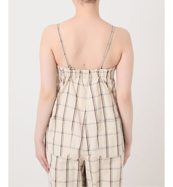 IENA LA BOUCLE「IENA LA BOUCLE P/Lチェックベアオールインワン」|オールインワン|