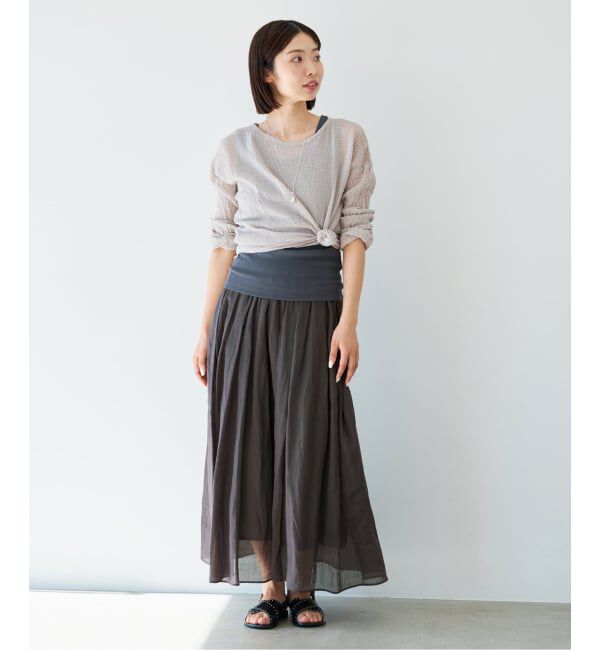 IENA「LES ATELIERS FRANCAIS DE CONFECTION T Manches Longues PE26TSMLGDC」|シャツ・ブラウス|