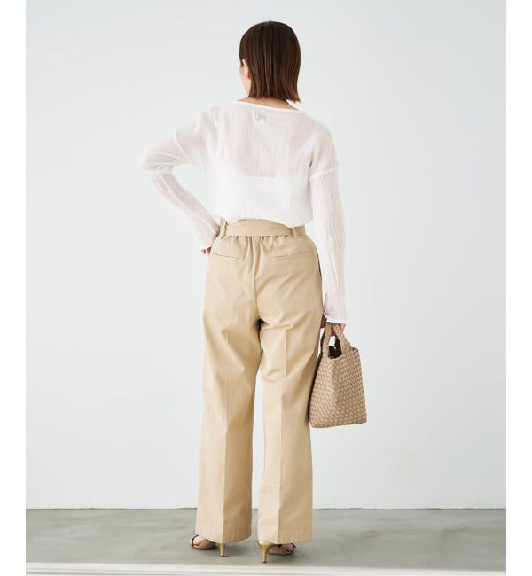 IENA「LES ATELIERS FRANCAIS DE CONFECTION T Manches Longues PE26TSMLGDC」|シャツ・ブラウス|