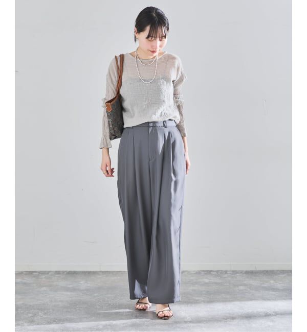 IENA「LES ATELIERS FRANCAIS DE CONFECTION T Manches Longues PE26TSMLGDC」|シャツ・ブラウス|