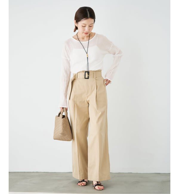 IENA「LES ATELIERS FRANCAIS DE CONFECTION T Manches Longues PE26TSMLGDC」|シャツ・ブラウス|