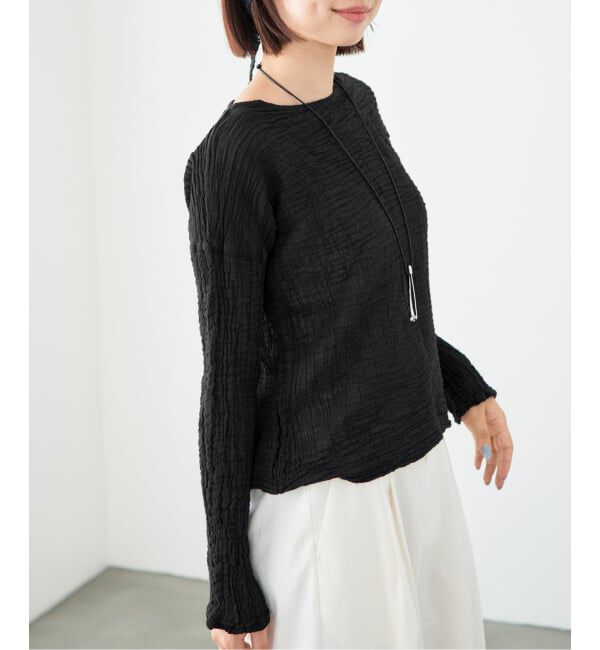 IENA「LES ATELIERS FRANCAIS DE CONFECTION T Manches Longues PE26TSMLGDC」|シャツ・ブラウス|