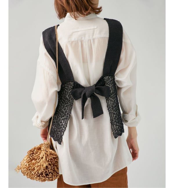 VERMEIL par iena「ENRICA エンリカ レース柄ニット KNIT225」|ニット・セーター|