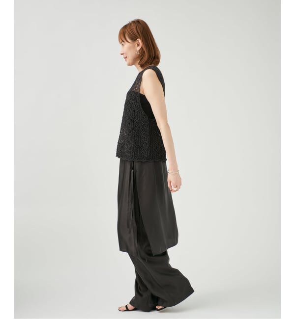 VERMEIL par iena「ENRICA エンリカ レース柄ニット KNIT225」|ニット・セーター|