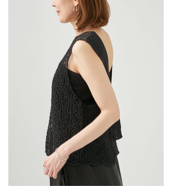 VERMEIL par iena「ENRICA エンリカ レース柄ニット KNIT225」|ニット・セーター|