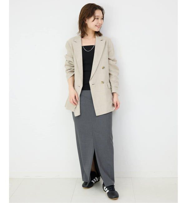 SLOBE IENA「《追加3》カップ付きフライスキャミソール」|インナー|