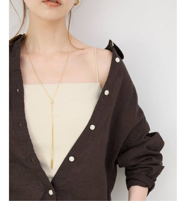 SLOBE IENA「《追加3》カップ付きフライスキャミソール」|インナー|