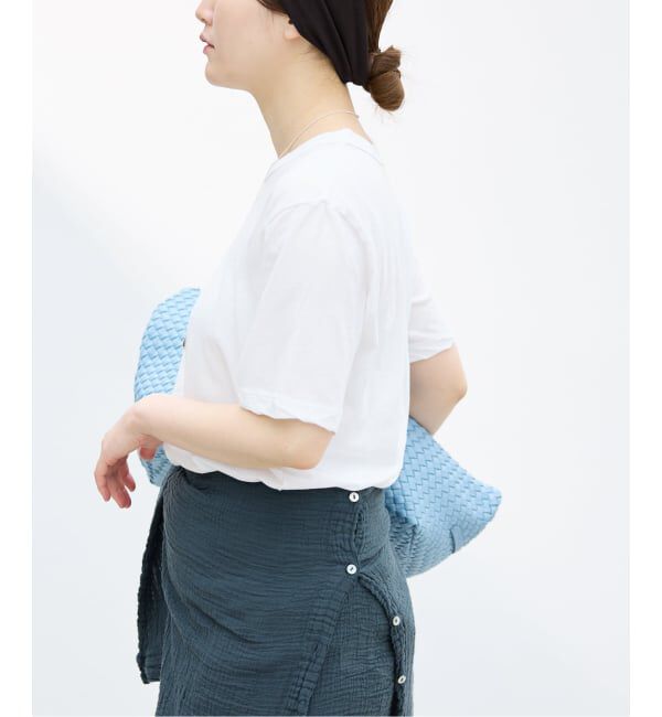 IENA「《予約》ATON/エイトン FRESCA SINGLE JERSEY SS EX Tシャツ」|Tシャツ・カットソー|