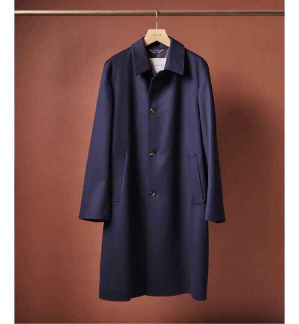 EDIFICE「MACKINTOSH(マッキントッシュ) 別注 DUNKELD/ダンケルド Loro Piana Fabric」|ステンカラーコート|